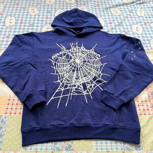 Hanky Blue Sp5der Hoodies